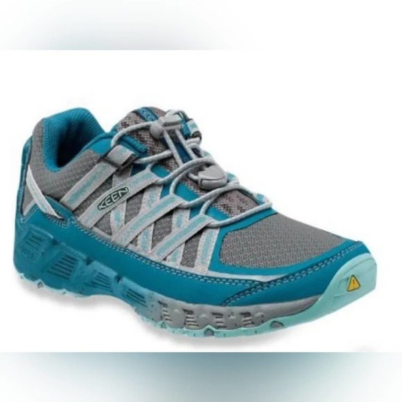 Keen Shoes Keen Versatrial Hiking Running Ink Blue Eggshell Blue